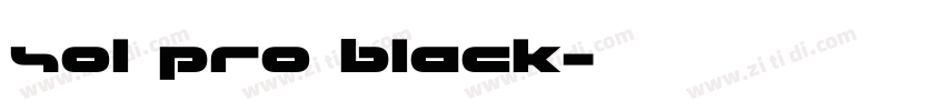 Sol Pro Black字体转换